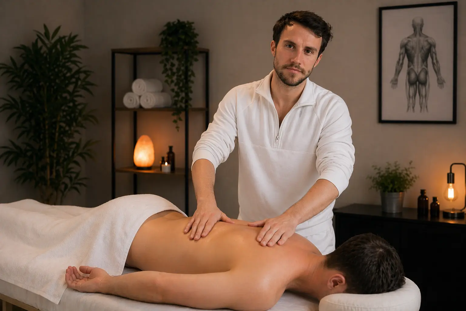Robert Kalli bei der Arbeit – Medizinische Massage in Linz